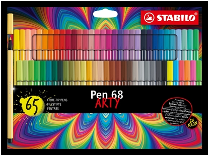 Attēls no STABILO Pen 68 ARTY felt pen Multicolour 65 pc(s)