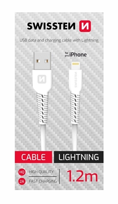 Attēls no Swissten Data Cable USB / Lightning 1.2m