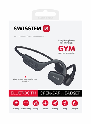 Attēls no Swissten Gym Air Conduction Bluetooth Earphones