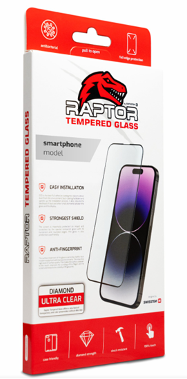 Picture of Swissten Raptor Diamond Ultra Full Face Tempered Glass for Apple iPhone 14 Pro Max