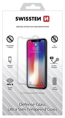 Attēls no Swissten Tempered Glass Premium 9H Screen Protector Huawei Y6 (2018) / Y6 Prime (2018)