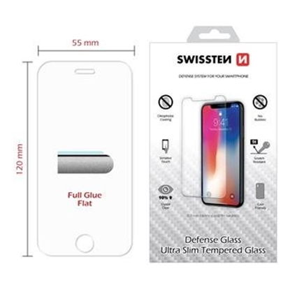 Attēls no Swissten Ultra Slim Tempered Glass Premium 9H Screen Protector Apple iPhone 5 / 5S / SE
