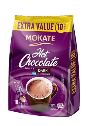 Picture of Šokolādes dzēriens MOKATE DARK maisiņā 18g x 10gb.