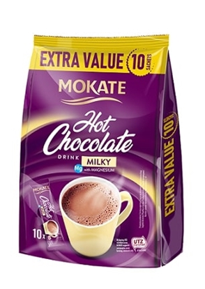 Picture of Šokolādes dzēriens MOKATE MILK maisiņā 18g x 10gb.
