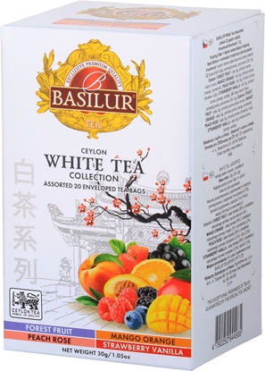Изображение Tēja baltā Basilur Premium White Tea Assorted, 20 paciņas