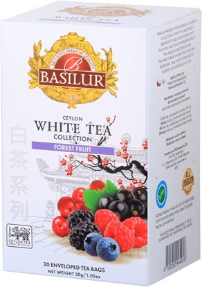 Изображение Tēja baltā Basilur Premium White Tea Forest Fruit, 20 paciņas