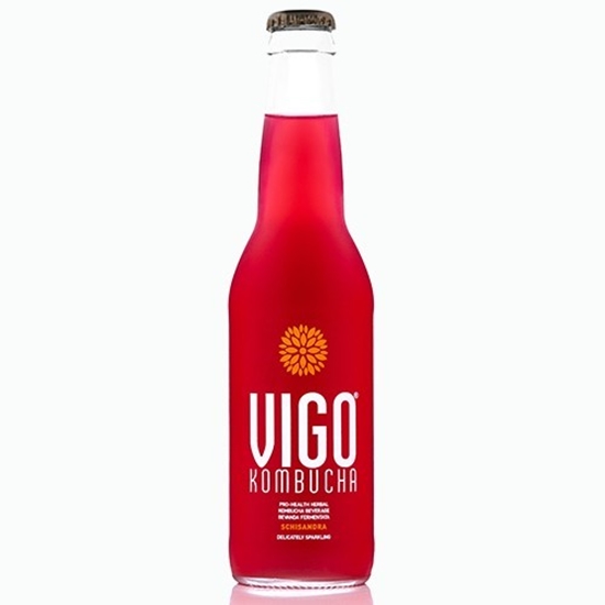 Picture of Tējas dzēriens atsvaidzinošs VIGO Kombucha, Schisandra, gāzēts, 0.33l