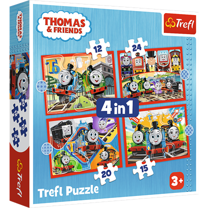 Picture of TREFL THOMAS & FRIENDS 4 dėlionių rinkinys „Thomas“