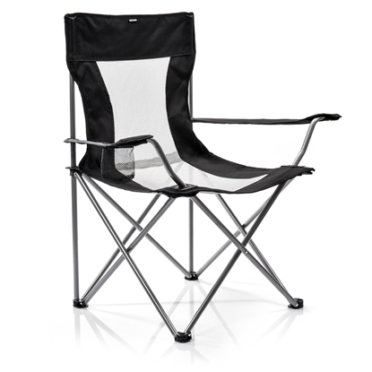 Изображение Tūristu krēsls Meteor Tripper folding chair black
