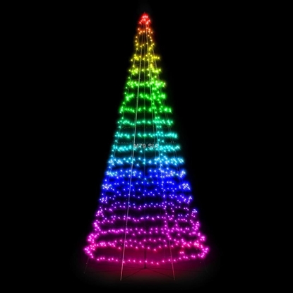 Изображение Twinkly Light Tree 3D Smart LED 300 RGBW (Multicolor + White), 2m | Twinkly | Light Tree 3D Smart LED 300, 2m | RGBW – 16M+ colors + Warm white