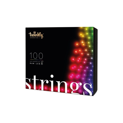 Attēls no TWINKLY Strings 100 (TWS100STP-BEU) Smart Christmas tree lights 100 LED RGB 8 m