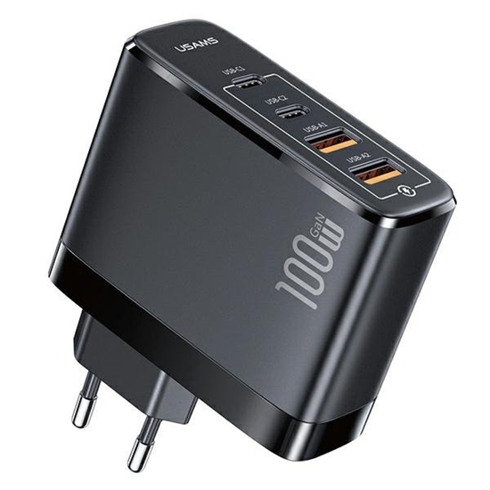 Picture of Usams T44 PD3.0 +QC3.0 Fast Charging USB Charger 100W