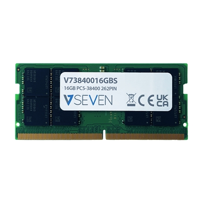 Изображение V7 V73840016GBS memory module 16 GB 1 x 16 GB DDR5 4800 MHz