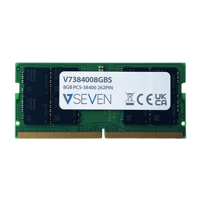 Attēls no V7 V7384008GBS memory module 8 GB 1 x 8 GB DDR5 4800 MHz