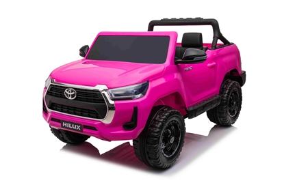Attēls no Vienvietis elektromobilis Toyota Hillux, rožinis
