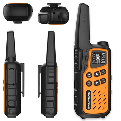 Picture of Walkie-Talkie Baofeng BF-T25E Orange, 2 pieces