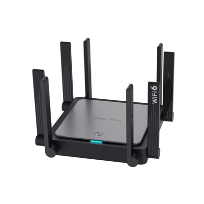 Изображение Wireless Router|RUIJIE|Wireless Router|3200 Mbps|Mesh|Wi-Fi 6|1 WAN|4x10/100/1000M|Number of antennas 10|RG-EW3200GXPRO