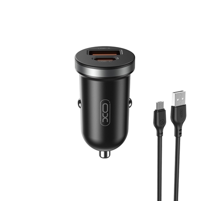 Picture of XO CC56 Car charger PD 30W + microUSB
