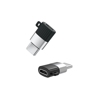 Attēls no XO NB149-A Vada Adapteris - Konverteris no Micro USB uz USB-C Melna