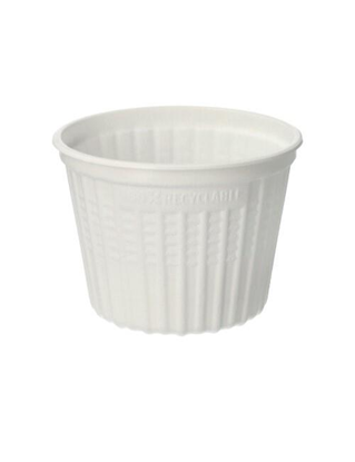 Attēls no Zupas bļodas To Go, vienreizl., PP, balts, D11,5 cm, 500ml, 0.368kg, 25gab