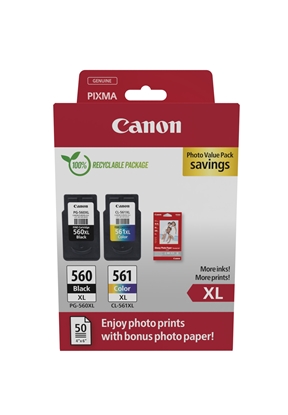 Attēls no Canon PG-560 XL / CL-561 XL Photo Value Pack