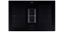 Attēls no CATA | Induction hob with built-in hood | Number of burners/cooking zones 4 | Touch | Timer | Black