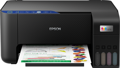 Picture of Epson EcoTank L3251 Printer Inkjet A4, Colour, MFP, WiFi (SPEC)