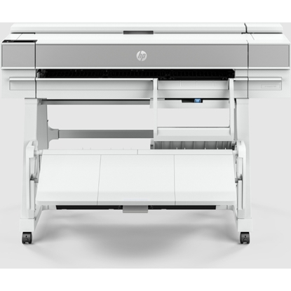 Attēls no DesignJet T950 Printer/Plotter - 36" Roll/A4,A3,A2,A1,A0 Color Ink, Print, Sheet Feeder, Auto Horizontal Cutter, LAN, WiFi, 21 sec/A1 page, 120 A1 prints/hour, with Stand
