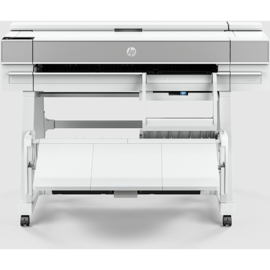 Picture of DesignJet T950 Printer/Plotter - 36" Roll/A4,A3,A2,A1,A0 Color Ink, Print, Sheet Feeder, Auto Horizontal Cutter, LAN, WiFi, 21 sec/A1 page, 120 A1 prints/hour, with Stand