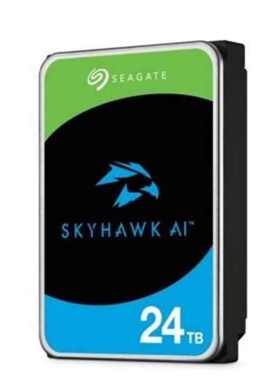 Picture of HDD|SEAGATE|SkyHawk AI|24TB|256 MB|7200 rpm|Discs/Heads 10/20|3,5"|ST24000VE002