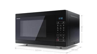 Изображение Sharp YC-MG81E-B microwave Countertop Grill microwave 28 L 900 W Black