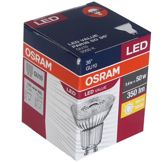 Picture of Spuldze Value PAR16 4.3W(50)/830 GU10 36*