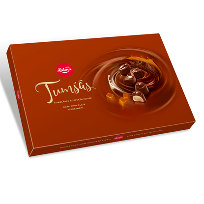 Picture of Tumšās šokolādes konfektes LAIMA, asorti, 215 g