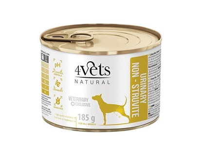 Picture of 4VETS Natural Urinary No Struvit Dog - wet dog food - 185 g