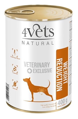 Picture of 4VETS Natural Weight Reduction Dog - wet dog food - 400 g