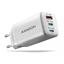 Attēls no MOBILE CHARGER WALL USB 65W/GAN 3PORT ACU-DPQ65W AXAGON
