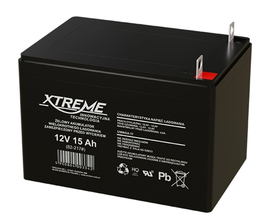 Picture of Akumulator żelowy 12V 15Ah XTREME
