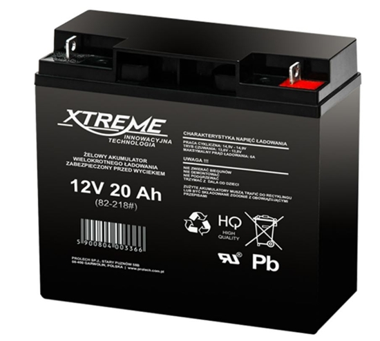 Picture of Akumulator żelowy 12V 20Ah XTREME