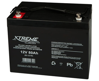 Picture of Akumulator żelowy 12V 80Ah XTREME