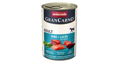 Picture of ANIMONDA Grancarno Adult with salmon and spinach - wet dog food - 400 g