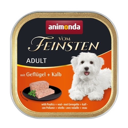 Picture of ANIMONDA Vom Feinsten Adult Poultry and veal - wet dog food - 150g