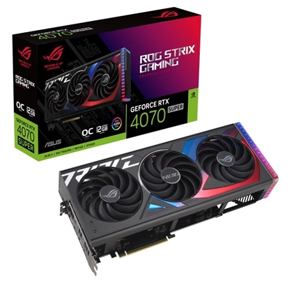 Picture of ASUS ROG Strix GeForce RTX 4070 SUPER OC 12GB GAMING graphics card