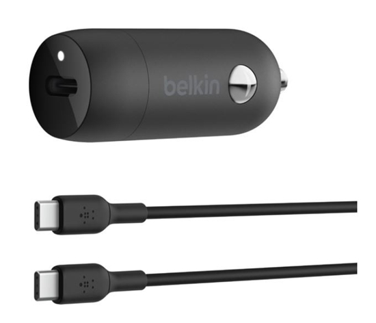 Изображение Belkin BOOST Charge 30W USB-C Car-Charger Cab.CCA004bt1MBK-B6