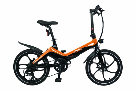 Изображение Blaupunkt | Fiene E-Bike | 20 " | 24 month(s) | Orange/Black