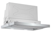 Picture of Bosch Serie 6 DFS067E51 cooker hood Semi built-in (pull out) Metallic 710 m³/h A