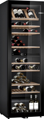 Attēls no Bosch Serie 6 KWK36ABGA wine cooler Compressor wine cooler Freestanding Black 199 bottle(s)