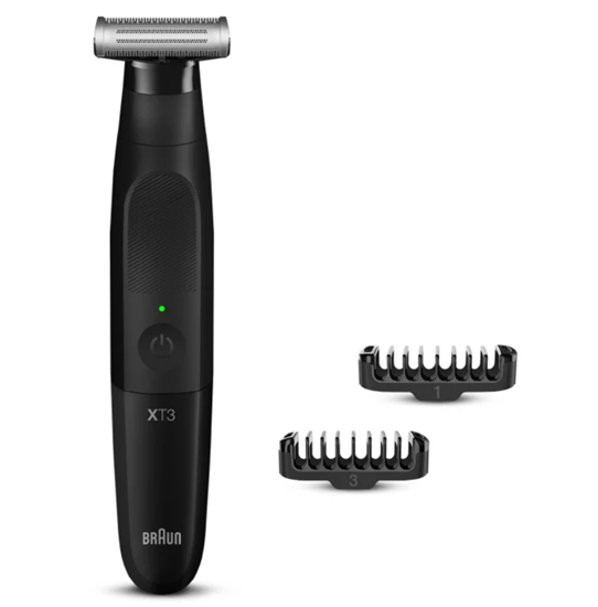 Picture of Braun | Beard Trimmer and Shaver | XT3100 | Cordless | Number of length steps 3 | Black