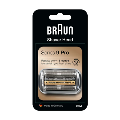 Attēls no Braun Replacement Head Cassette 94M Silver, For Series 9 Pro and Series 9