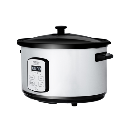 Изображение Camry | CR 6414 | Slow Cooker | 270 W | 4.7 L | Number of programs 1 | Stainless Steel