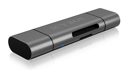 Изображение Czytnik kart IB-CR200-C USB 2.0 Type-C,TYPE_A